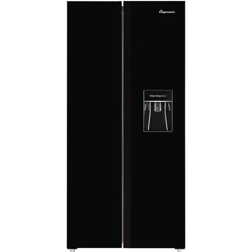 Fridgemaster Ms83430deb - Amerikaanse Koelkast - 177.7 Cm - 439l - No Frost - Zwart | Nieuw (outlet)