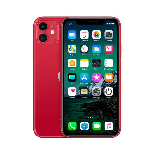 Refurbished iPhone 11 128 GB Rood Licht gebruikt