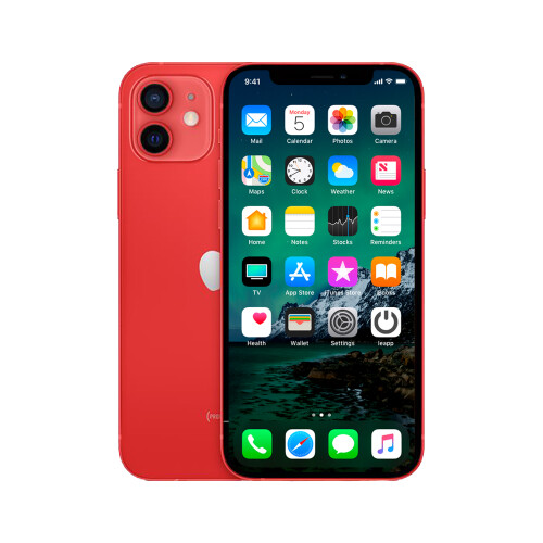 Refurbished iPhone 12 Mini 256 GB Rood Licht gebruikt