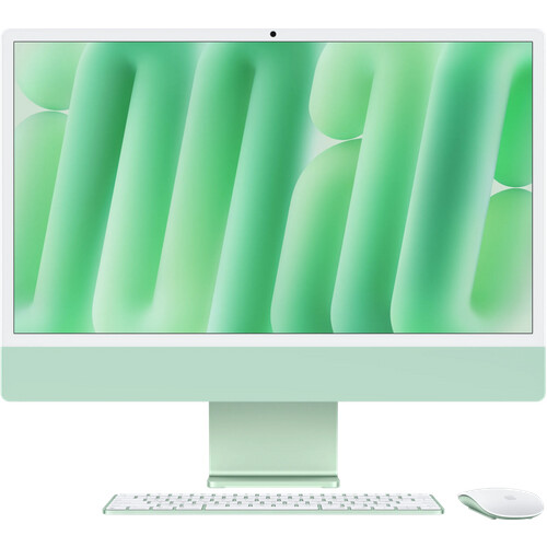 Tweedekans Apple iMac 24 inch M4 (8 core CPU/8 core GPU) 16GB/256GB Groen QWERTY