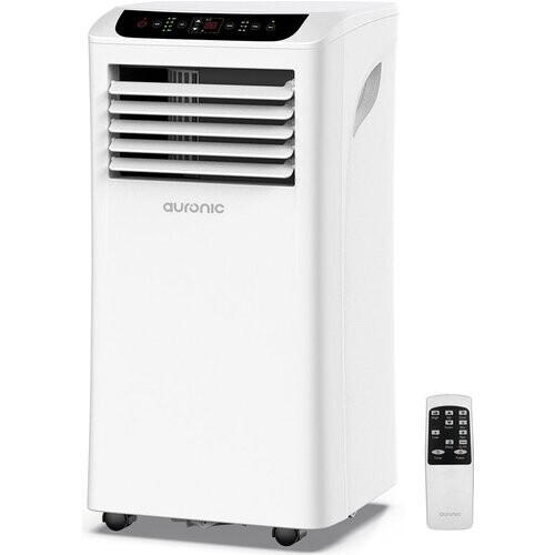 Tweedekans Auronic Mobiele Airco - 10.000 BTU - 4-in-1 - Airconditioning met 2 Raamafdichtingskits - Ventilator - Ontvochtiger - tot 25mΒ² koelen