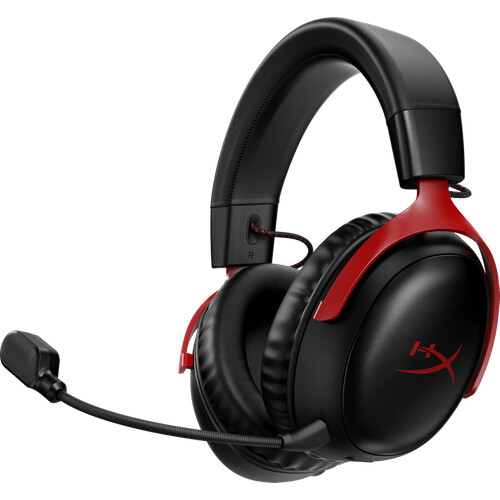 Tweedekans HyperX Cloud III Wireless Gaming Headset - Zwart/Rood(PC, PS5, PS4)
