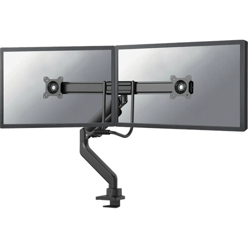 Tweedekans Neomounts NEXT Core DS75-450BL2 Crossbar Monitorarm Gasgeveerd - Zwart