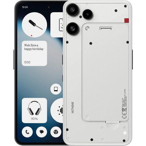 Tweedekans Nothing Phone 3(a) Lite 128GB Wit 5G
