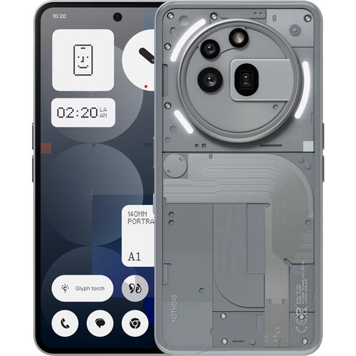 Tweedekans Nothing Phone (3a) Pro 256GB Grijs 5G