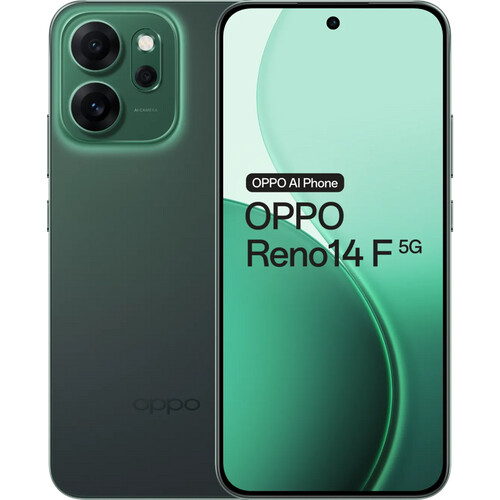 Tweedekans OPPO Reno 14 F 256GB Groen 5G