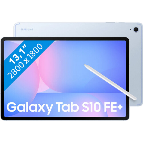 Tweedekans Samsung Galaxy Tab S10 FE Plus 13,1 inch 128GB Wifi Lichtblauw